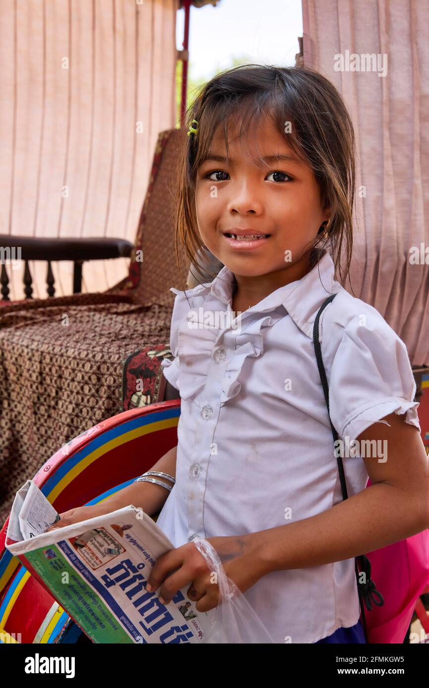 Children at Light House Orphanage in Phnom Penh Cambodia Stock Photo