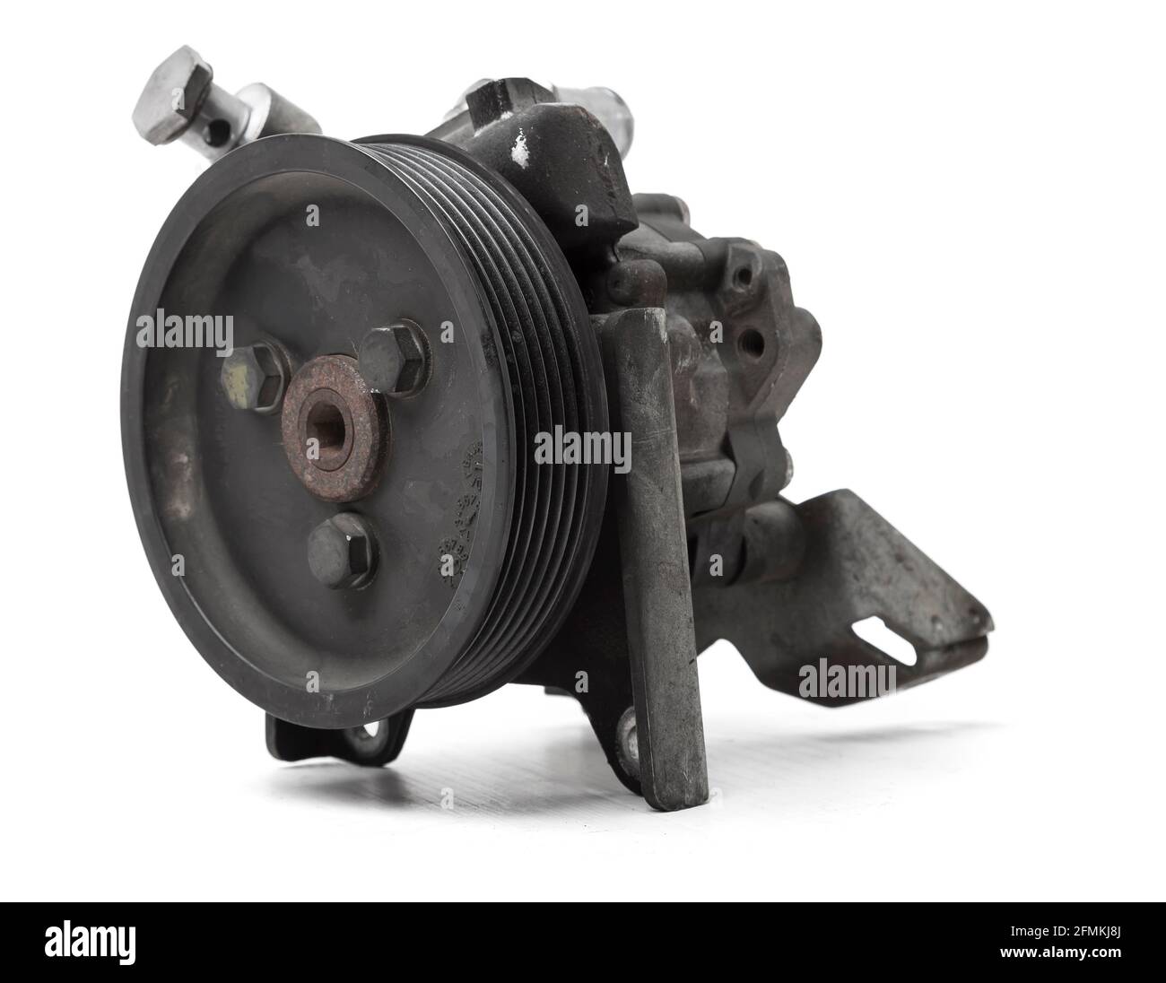 Engine attachments power steering, a pump that pumps oil to the