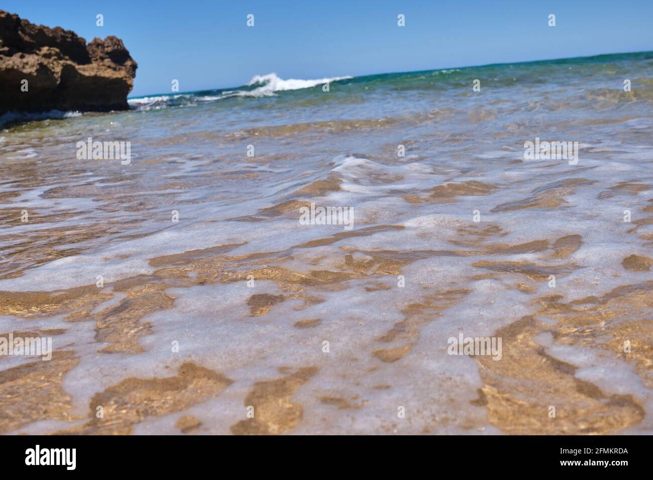 Scivu, a wild beach in Arbus, west coast Sardinia, Italy Stock Photo