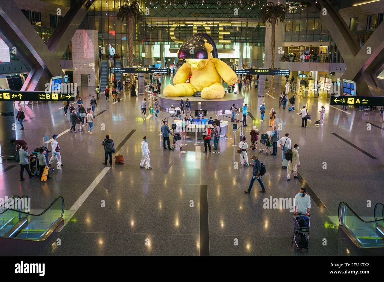 HOW BUSY IS DOHA AIRPORT visual data 6