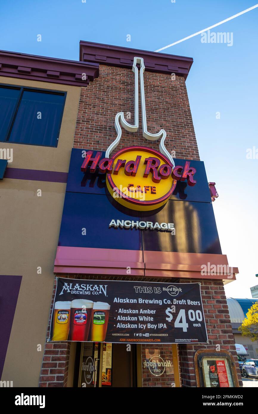 Anchorage, Alaska, USA 30 September 2016 A view of the Hard Rock
