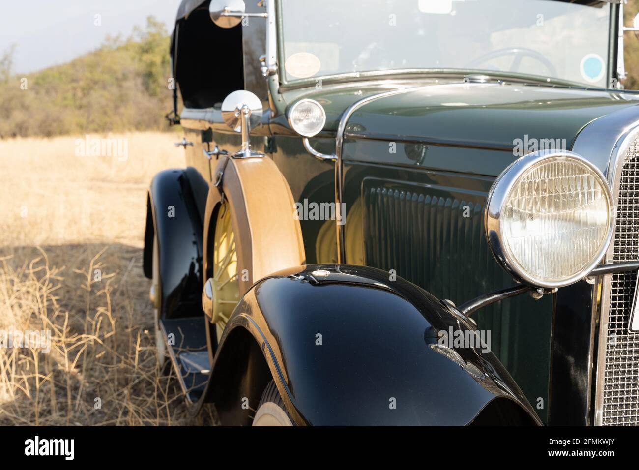 Classic Car Spare Tire On High Resolution Stock Photography And Images Alamy