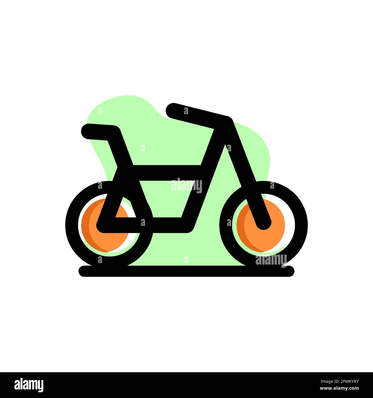 Best Bicycle Conceptual Vector Illustration Design Icon eps10 Stock Vector