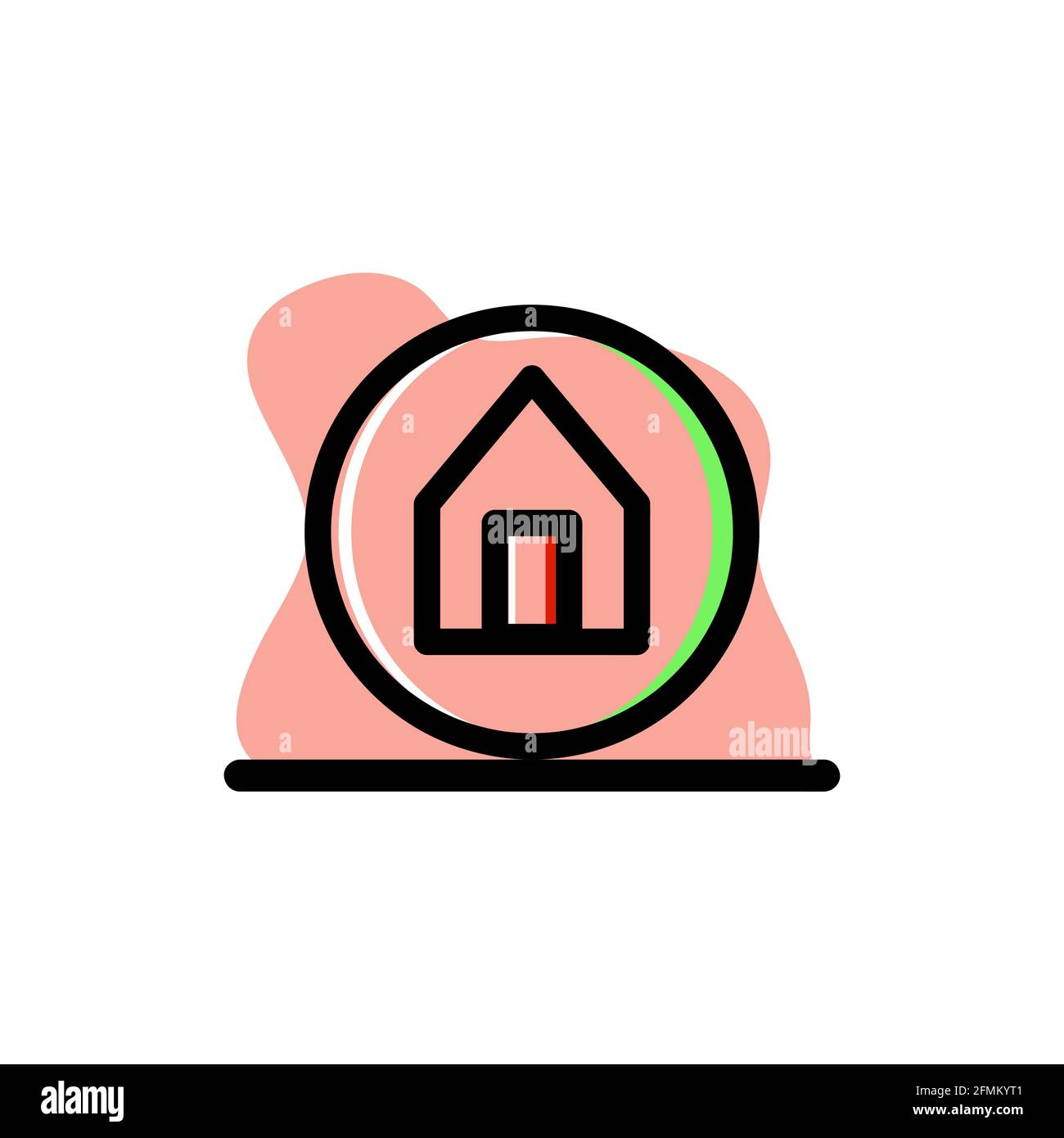 Simple Conceptual Home Icon Vector Illustration Design eps10 Stock Vector
