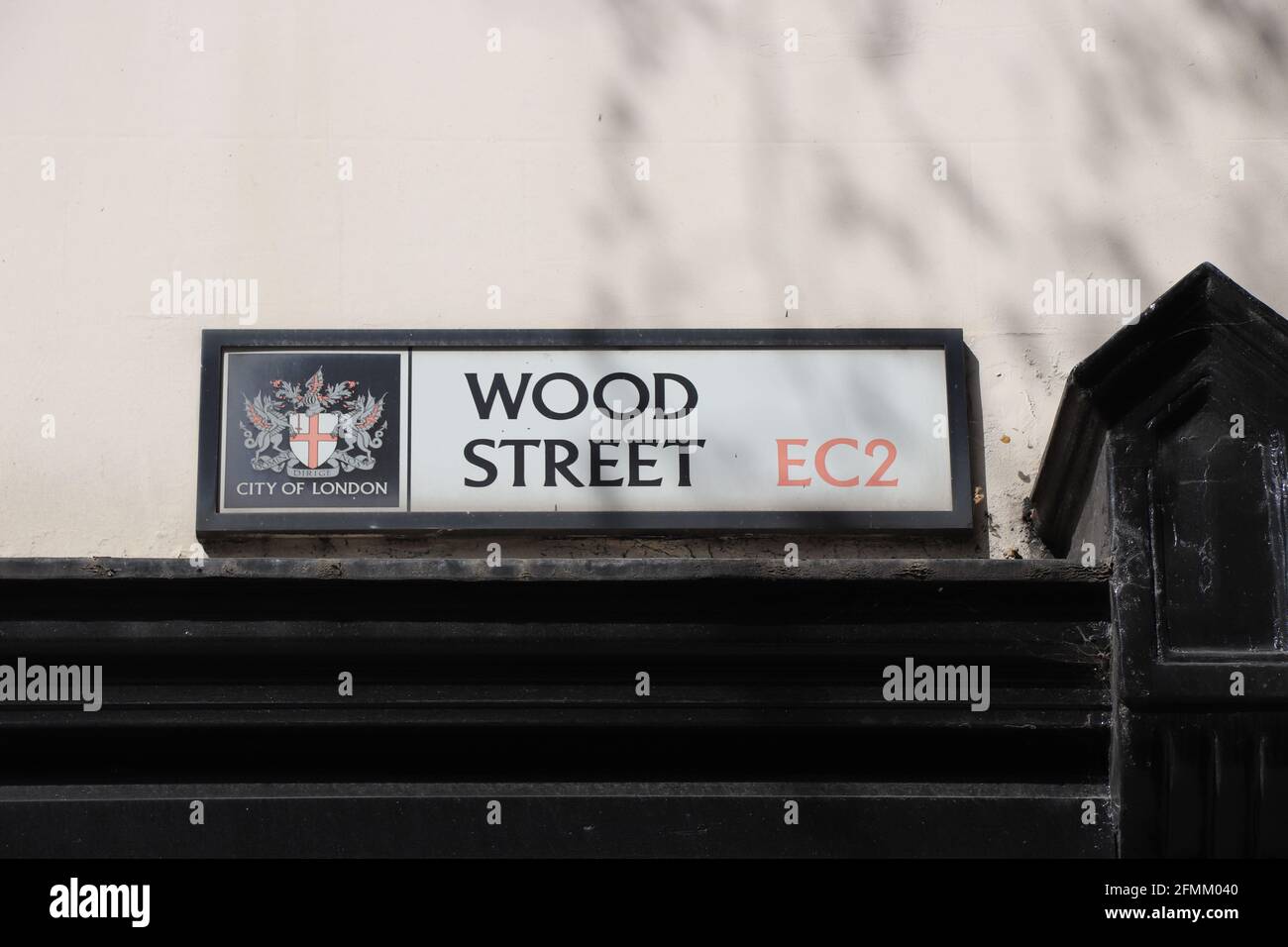 Wood Street City Of London UK Stock Photo Alamy