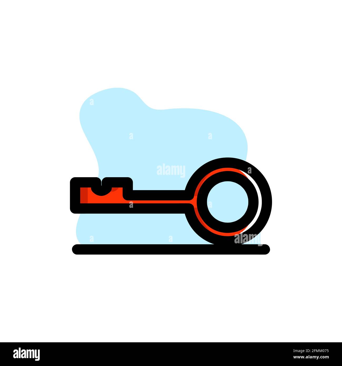 Conceptual Key Vector Illustration Design Icon Design eps10 Stock Vector