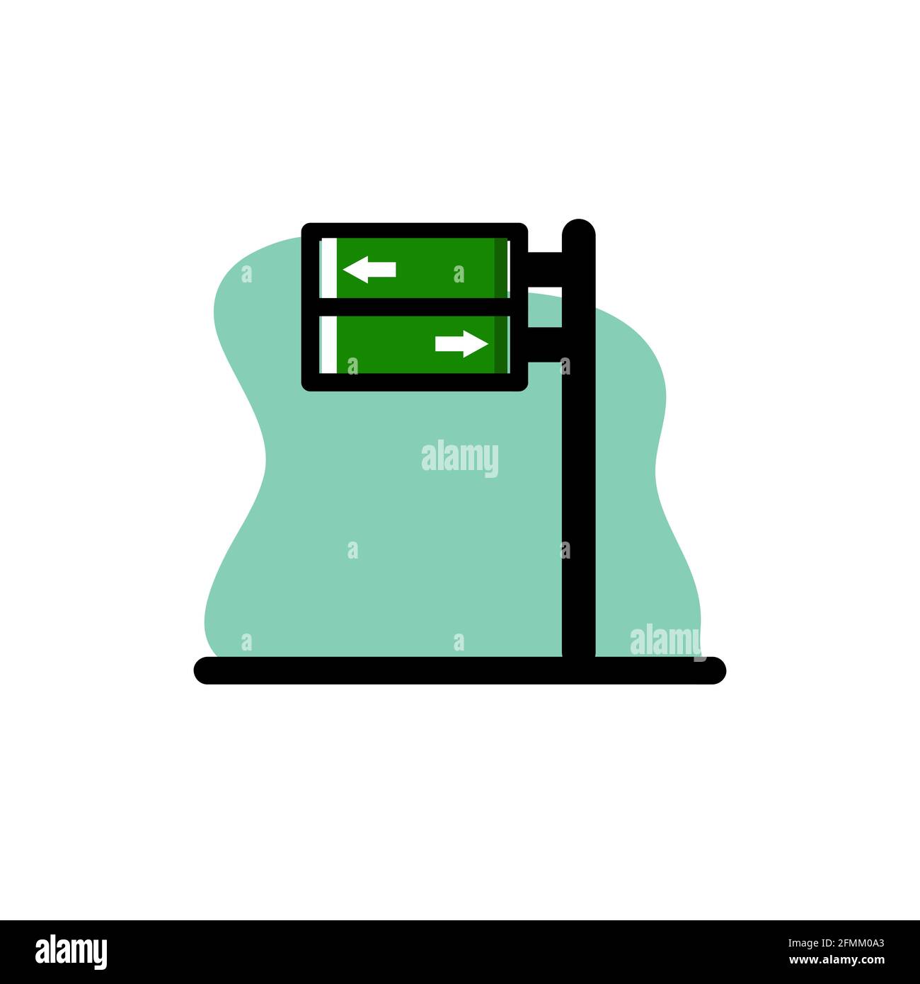 Conceptual Street Sign Signboard Icon Vector Illustration Design eps10 ...