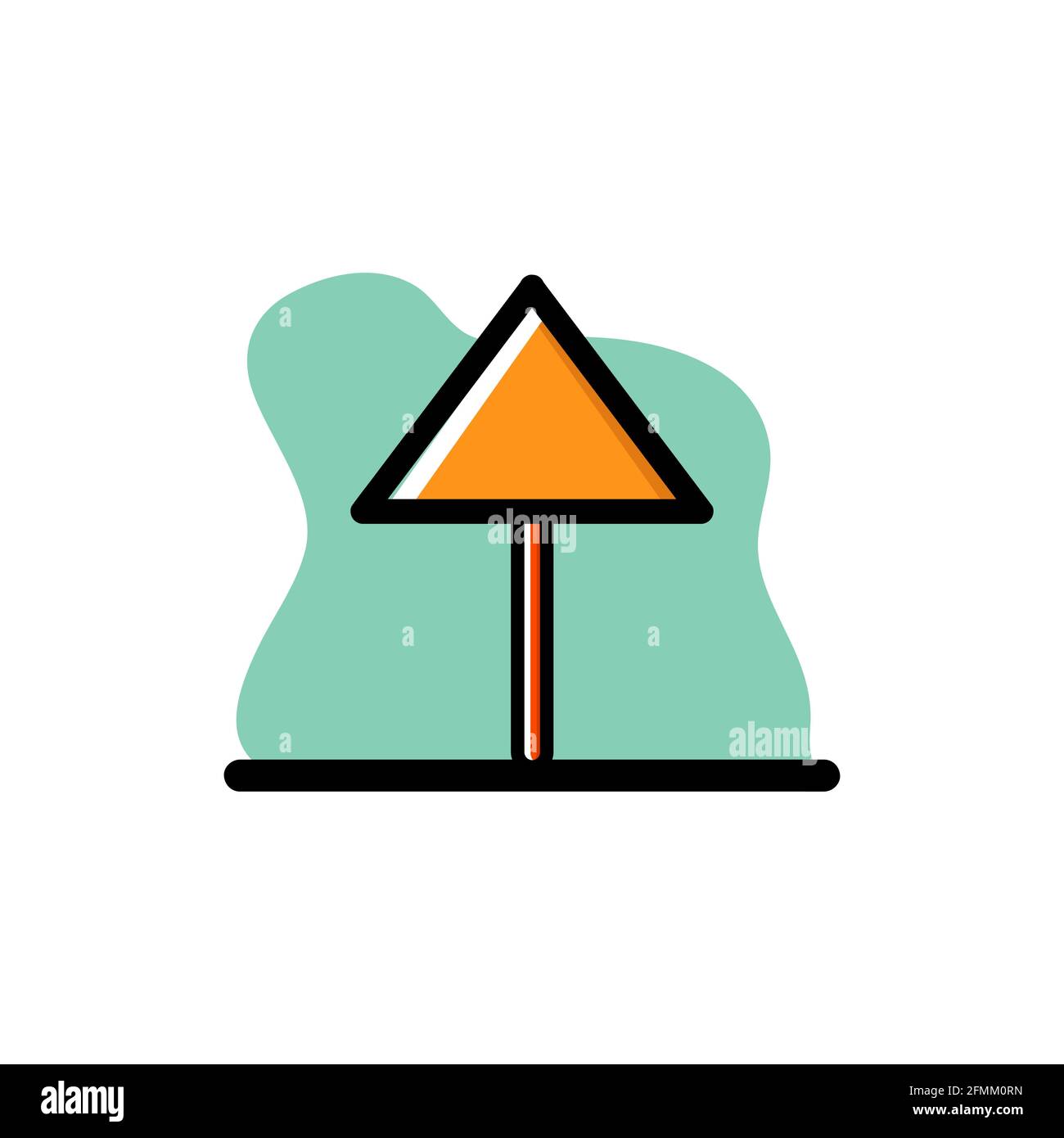 Triangle Conceptual Vector Illustration Design Icon eps10 Stock Vector