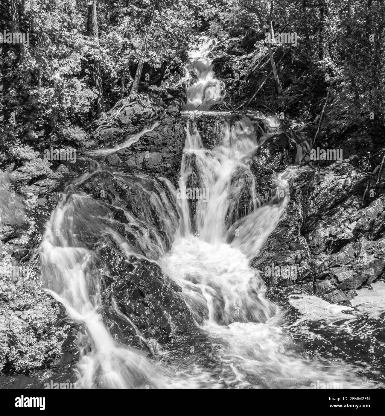 Crystal Falls and Minnehaha Falls Conservation Area Ontario Canada in