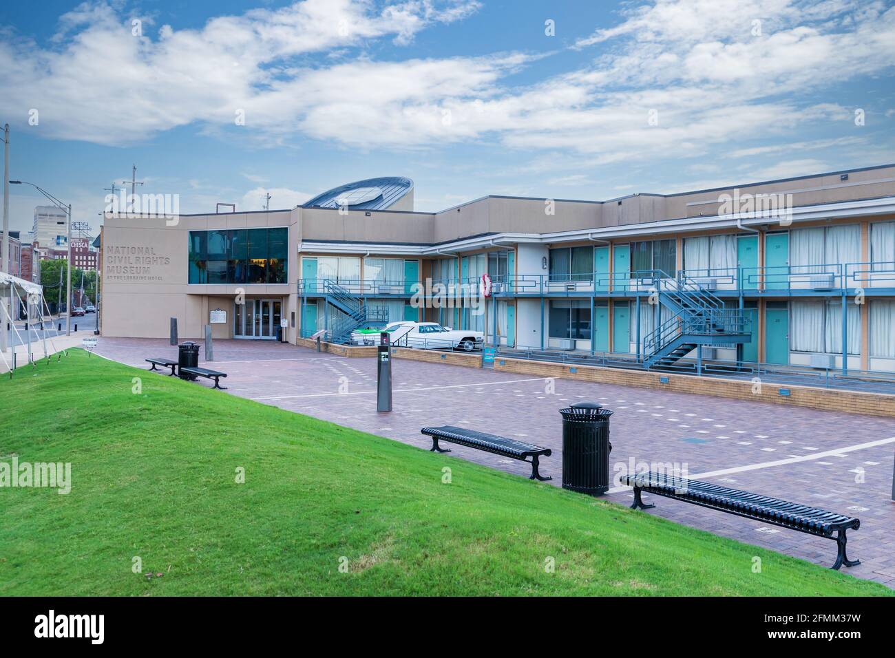 Memphis, TN / USA - September 3, 2020: The National Civil Rights Museum at the Lorraine Motel in Memphis, TN where Martin Luther King, Jr was assassin Stock Photo