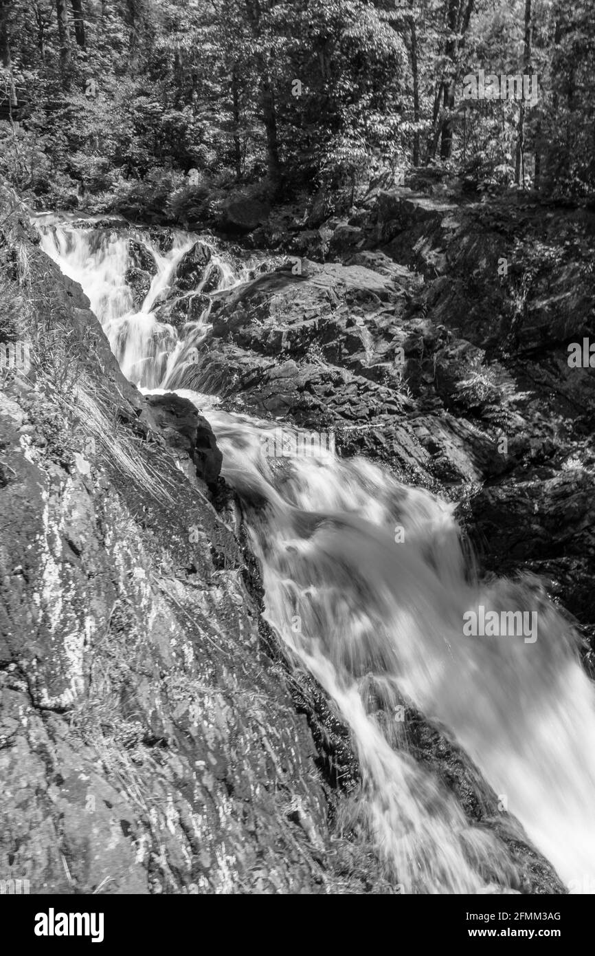 Crystal Falls and Minnehaha Falls Conservation Area Ontario Canada in