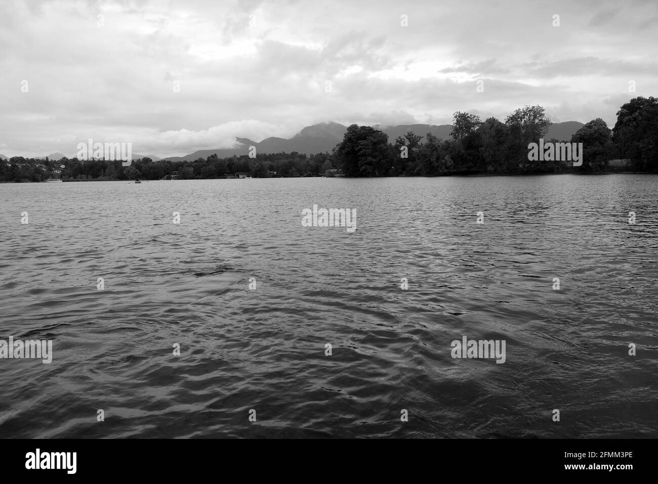 White rock lake boat Black and White Stock Photos & Images - Alamy