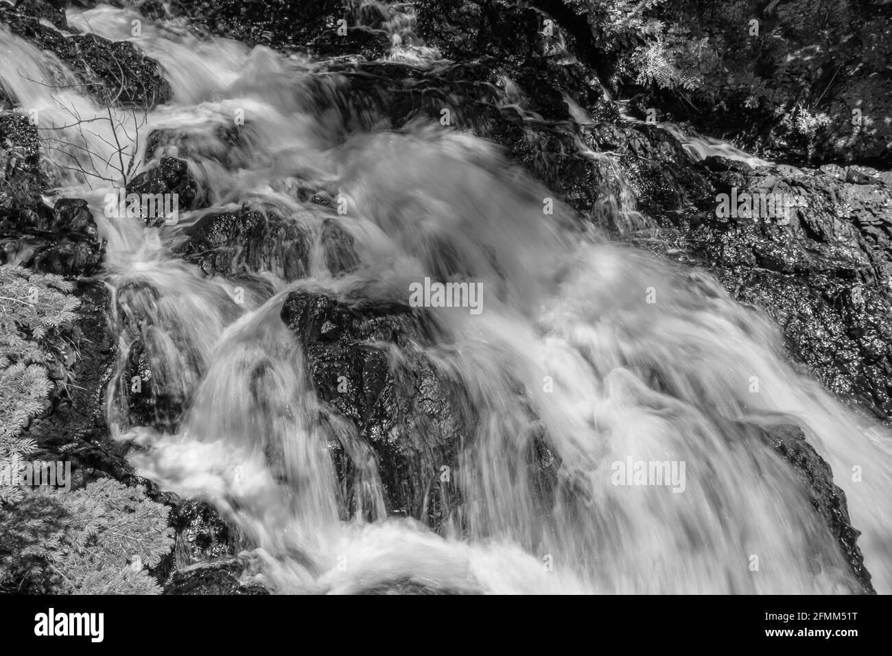 Crystal Falls and Minnehaha Falls Conservation Area Ontario Canada in