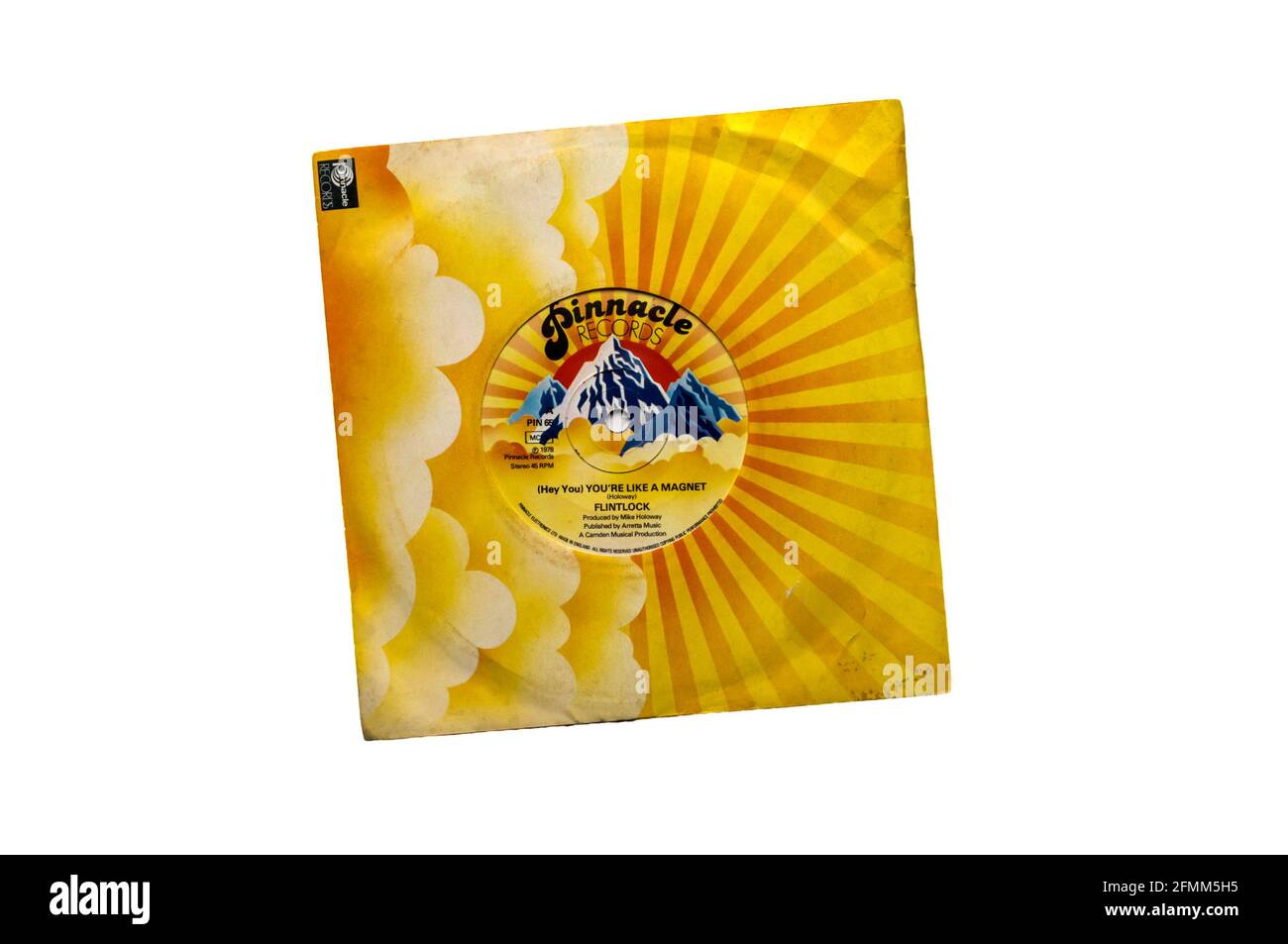 7" single, You're Like a Magnet and Another Time, Another Place by Flintlock. Record dated 1978 but released in 1979. Stock Photo
