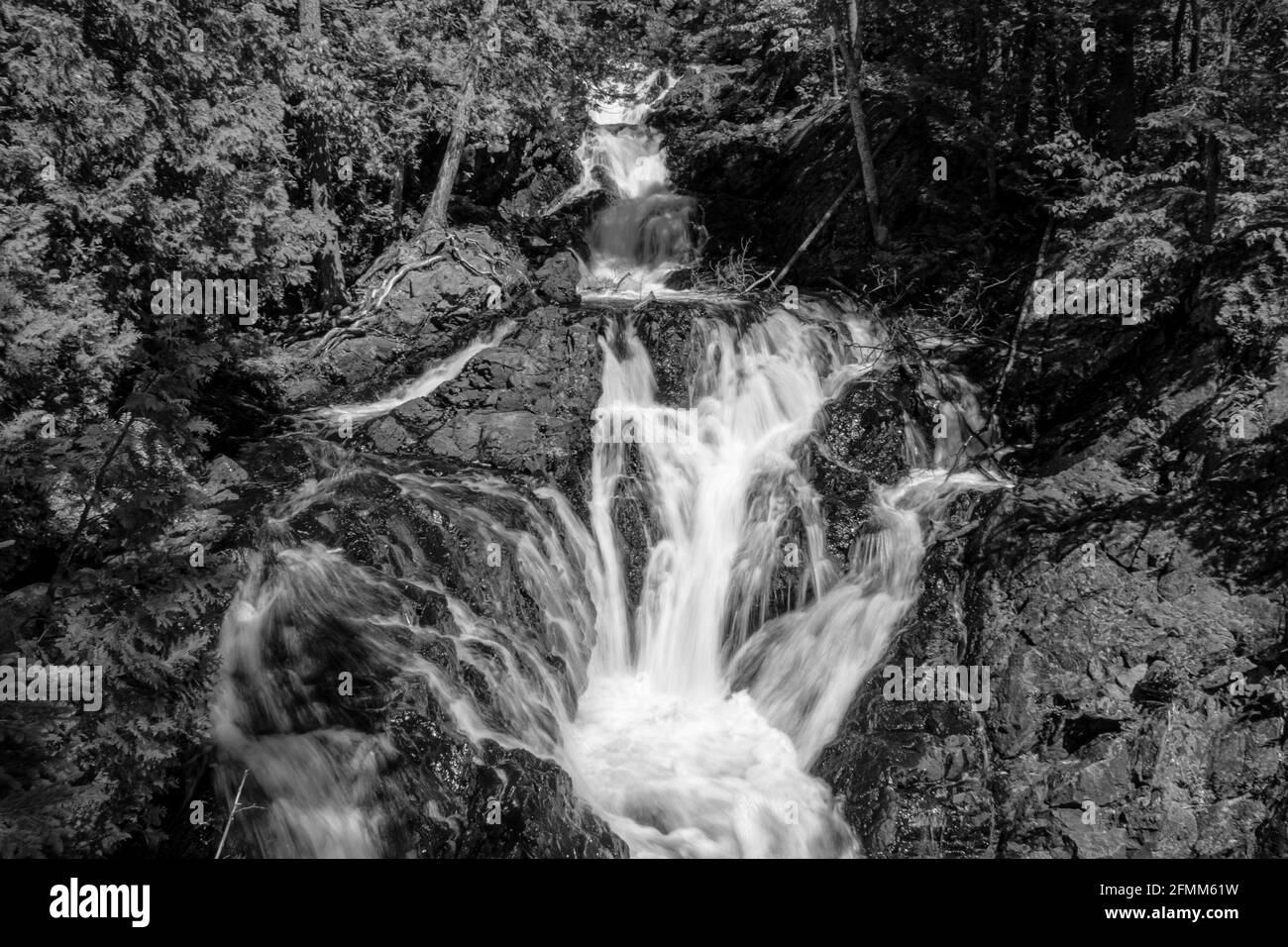 Crystal Falls and Minnehaha Falls Conservation Area Ontario Canada in
