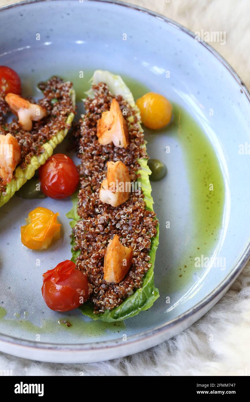 fresh organic healthy food salad with vegetables Stock Photo - Alamy