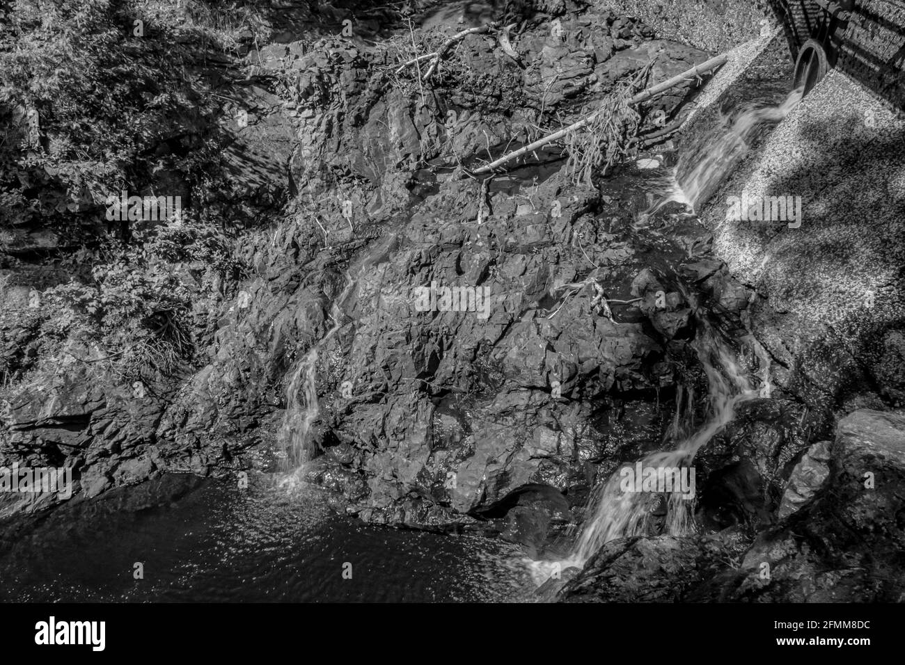 Crystal Falls and Minnehaha Falls Conservation Area Ontario Canada in