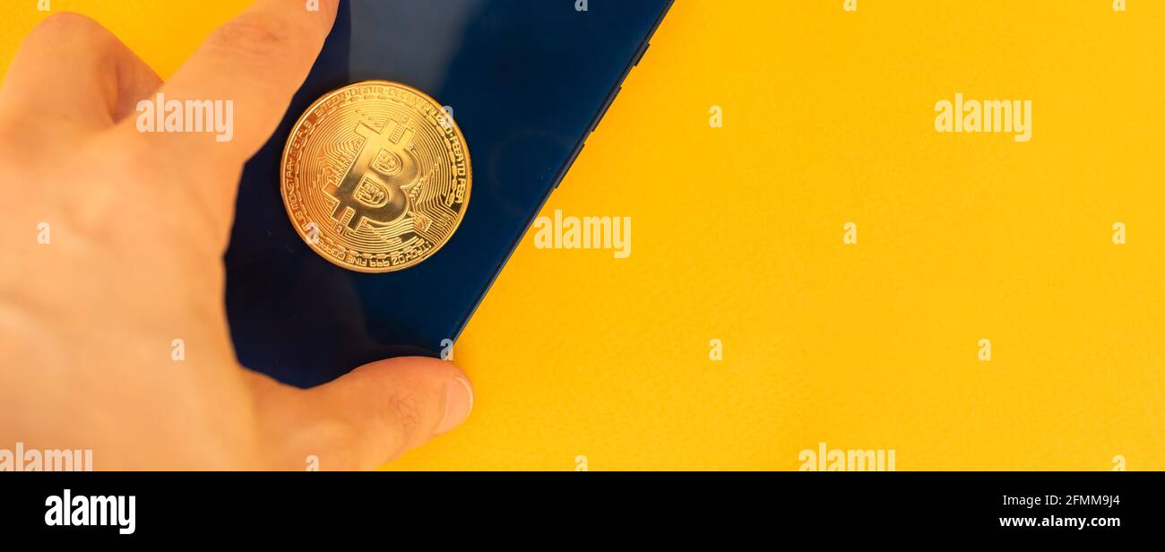 Cryptocurrency banner hi-res stock photography and images - Alamy