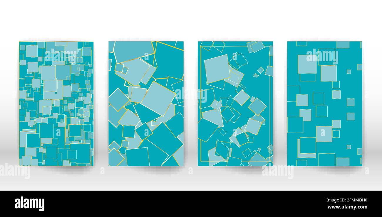 Geometric modern art. Colorful poster with geometric shapes. Abstract