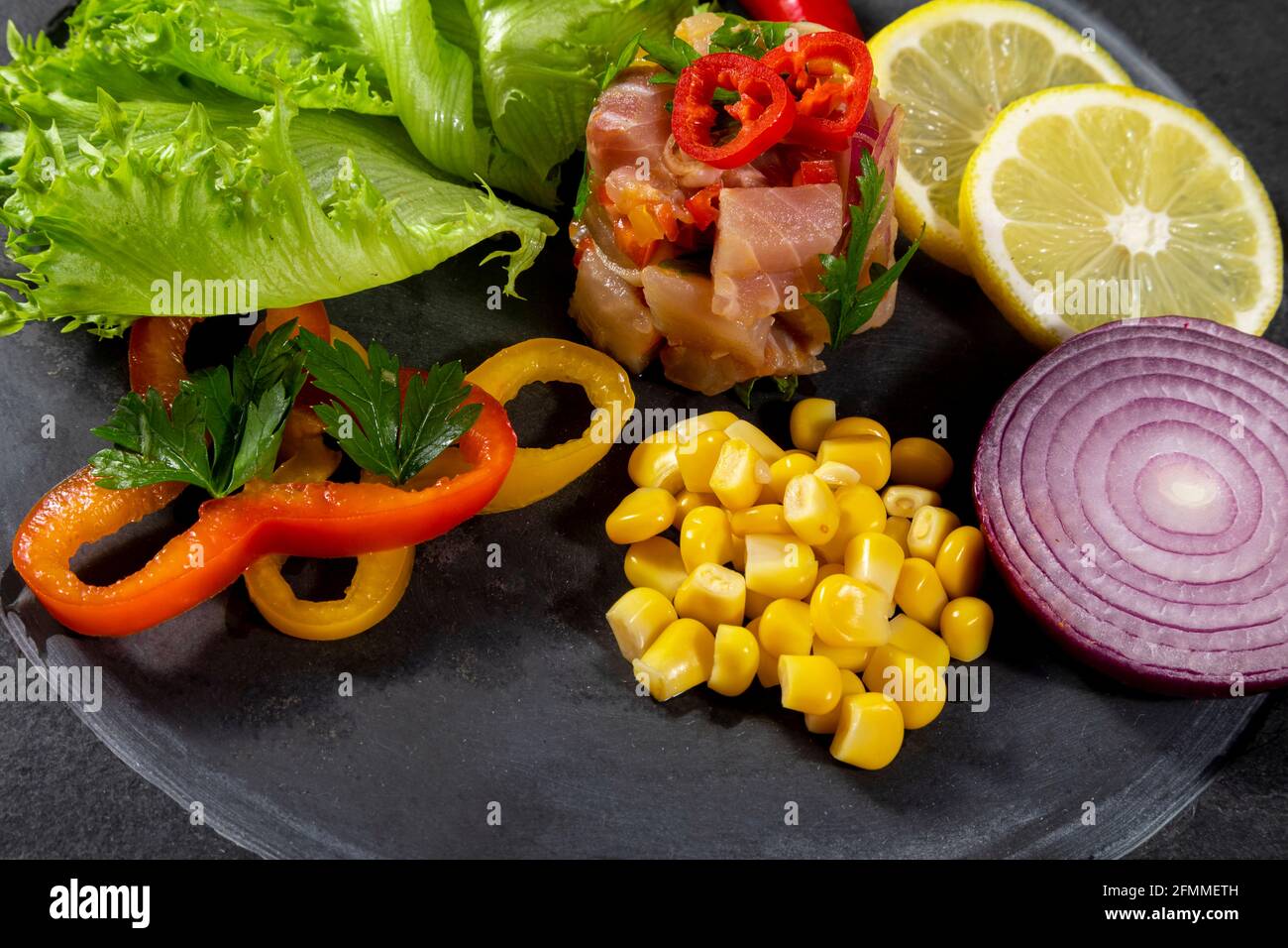 Peruvian Food Ceviche Peruvian cuisine and sea food Stock Photo Alamy