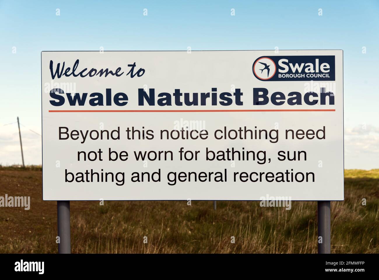 Signs for nudist Beach Stock Photo - Alamy