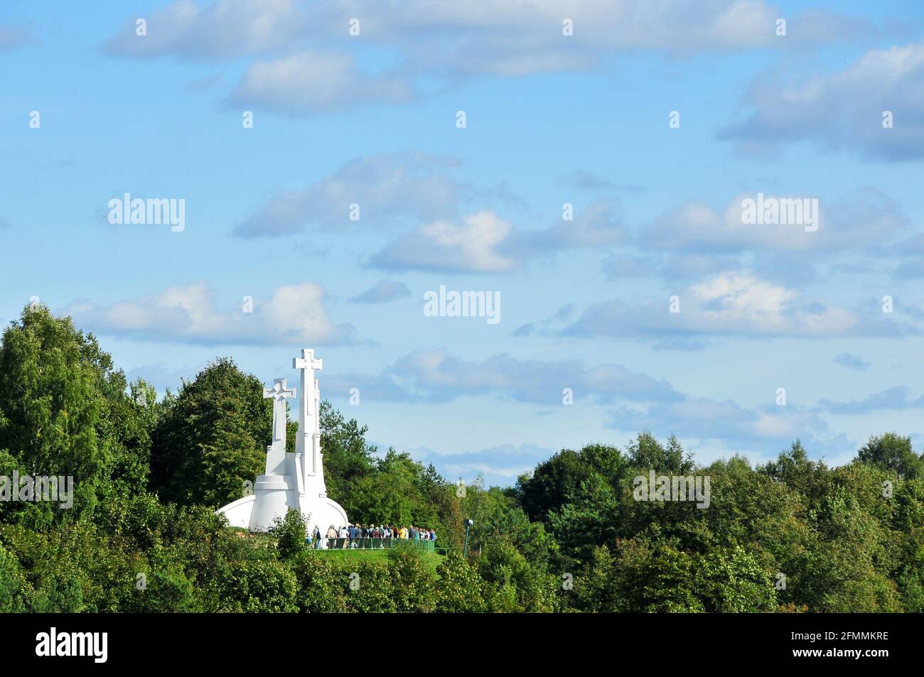 Three Crosses hill in Vilnius, Lithuania. September 19th 2009 © Wojciech Strozyk / Alamy Stock Photo Stock Photo