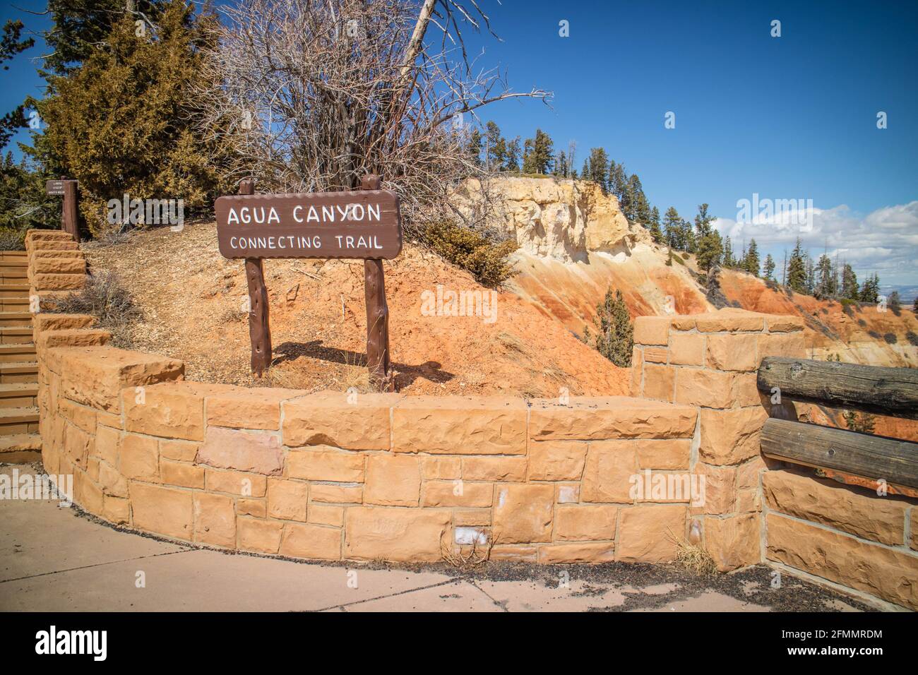 Bryce Canyon National Park, UT, USA - March 25, 2018: The Agua Canyon Stock Photo