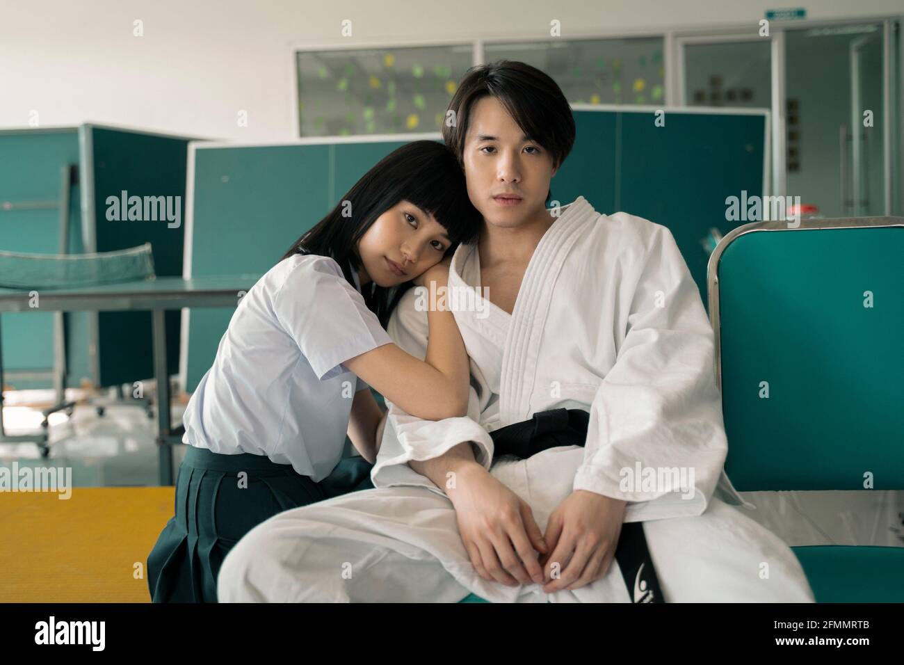 Girl From Nowhere From Left Chicha Amatayakul Teeradon Supapunpinyo Pregnant Season 2 Ep 1 Aired May 7 21 Photo Yupanakorn Boonprem C Netflix Courtesy Everett Collection Stock Photo Alamy