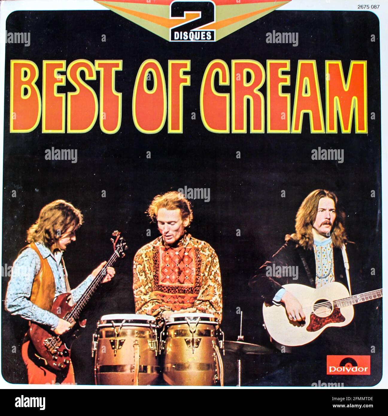 Psychedelic Blues And Hard Rock Band Cream Music Album On Vinyl Record Lp Disc Titled Best Of Cream Album Cover Stock Photo Alamy