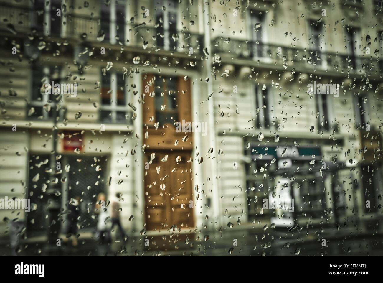 rainy day in Paris Stock Photo - Alamy