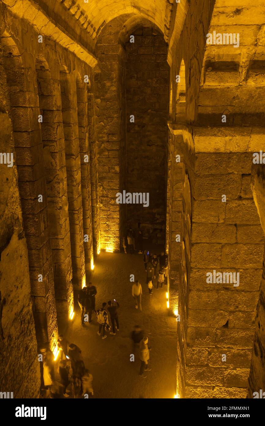 Ancient cistern at Dara, Mardin, Turkey Stock Photo