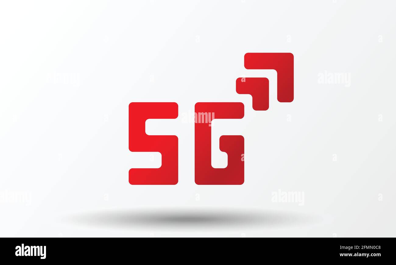 Vector icon network sign 5G. 5g internet technology symbol in ...