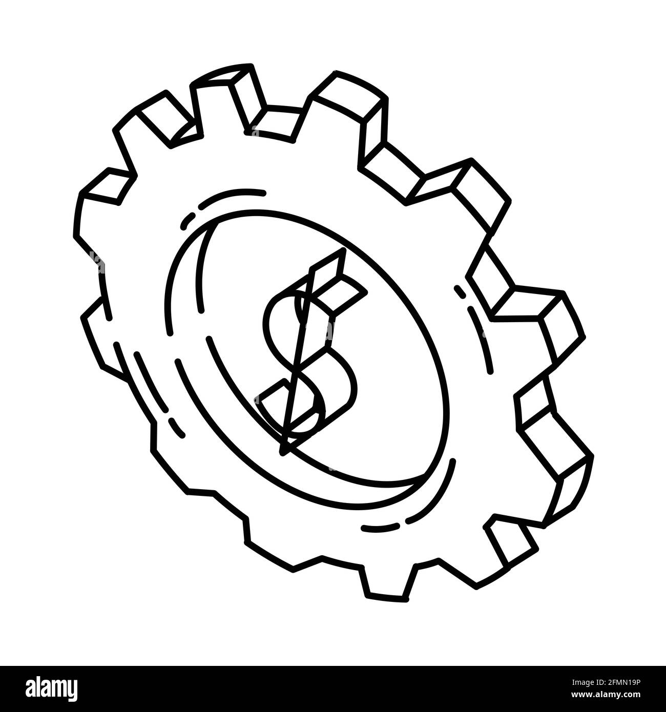 Management Activity Finance Hand Drawn Icon Set Vector Stock Vector ...