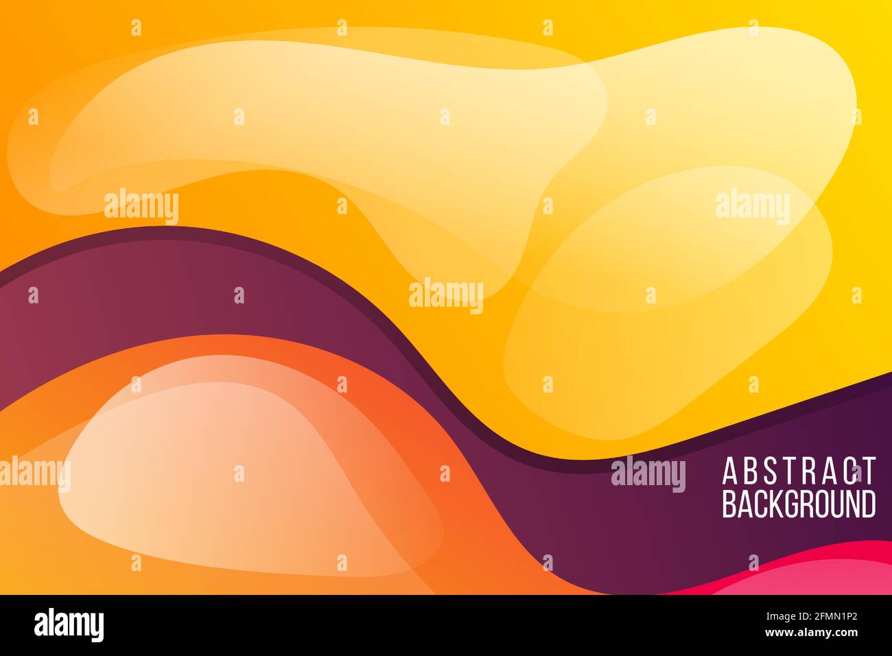 colorful gradient abstract fluid background vector illustration Stock Vector