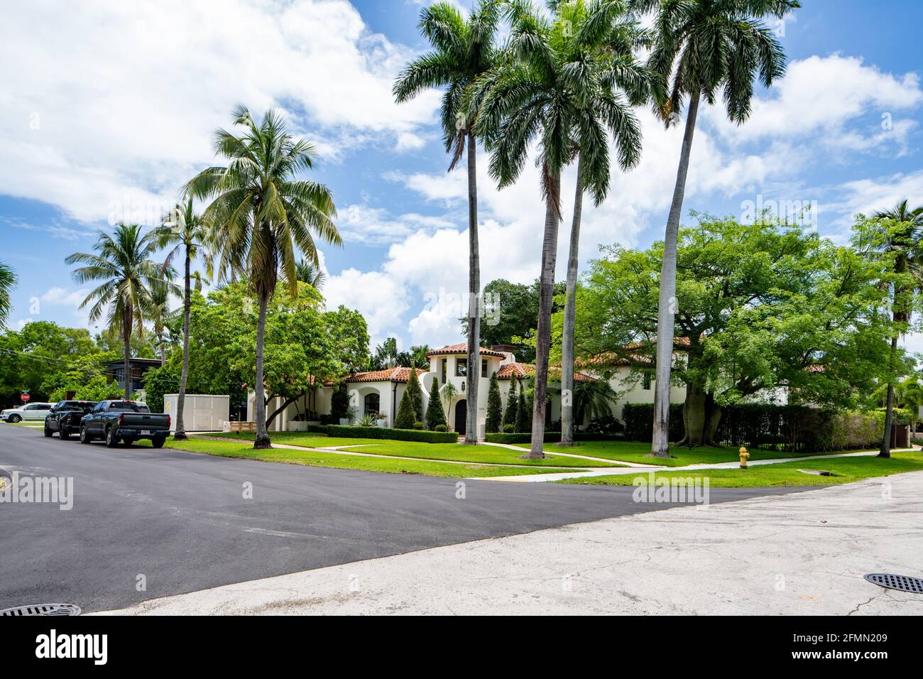 Photo of a luxury house on La Gorce Island Miami Beach Florida USA