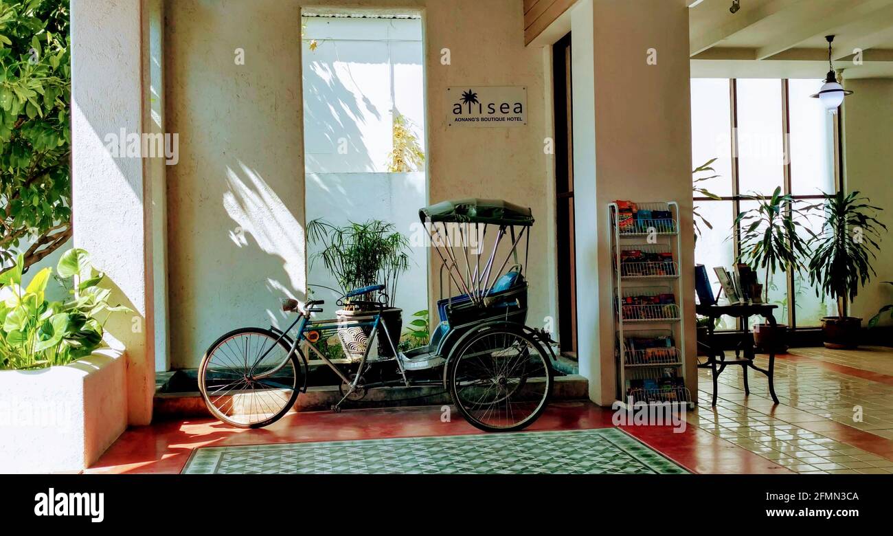 Thailand cycle rickshaw hi-res stock photography and images - Alamy