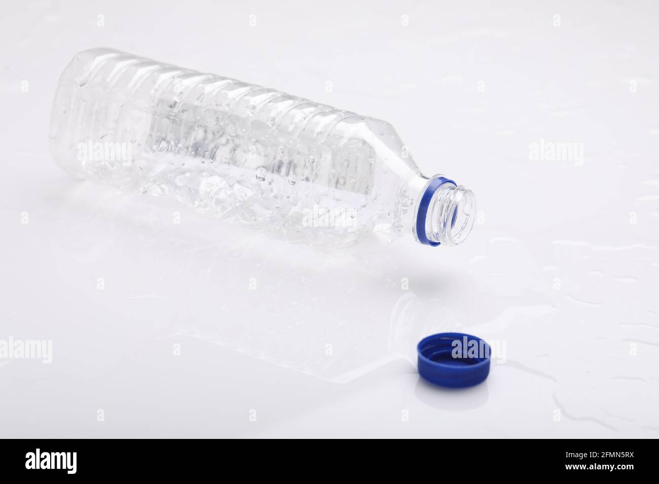 plastic water bottles isolated on white background Stock Photo Alamy