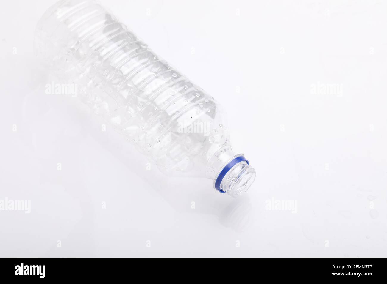 plastic water bottles isolated on white background Stock Photo - Alamy