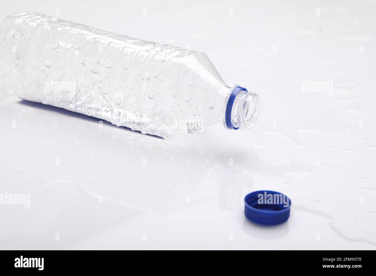 plastic water bottles isolated on white background Stock Photo Alamy