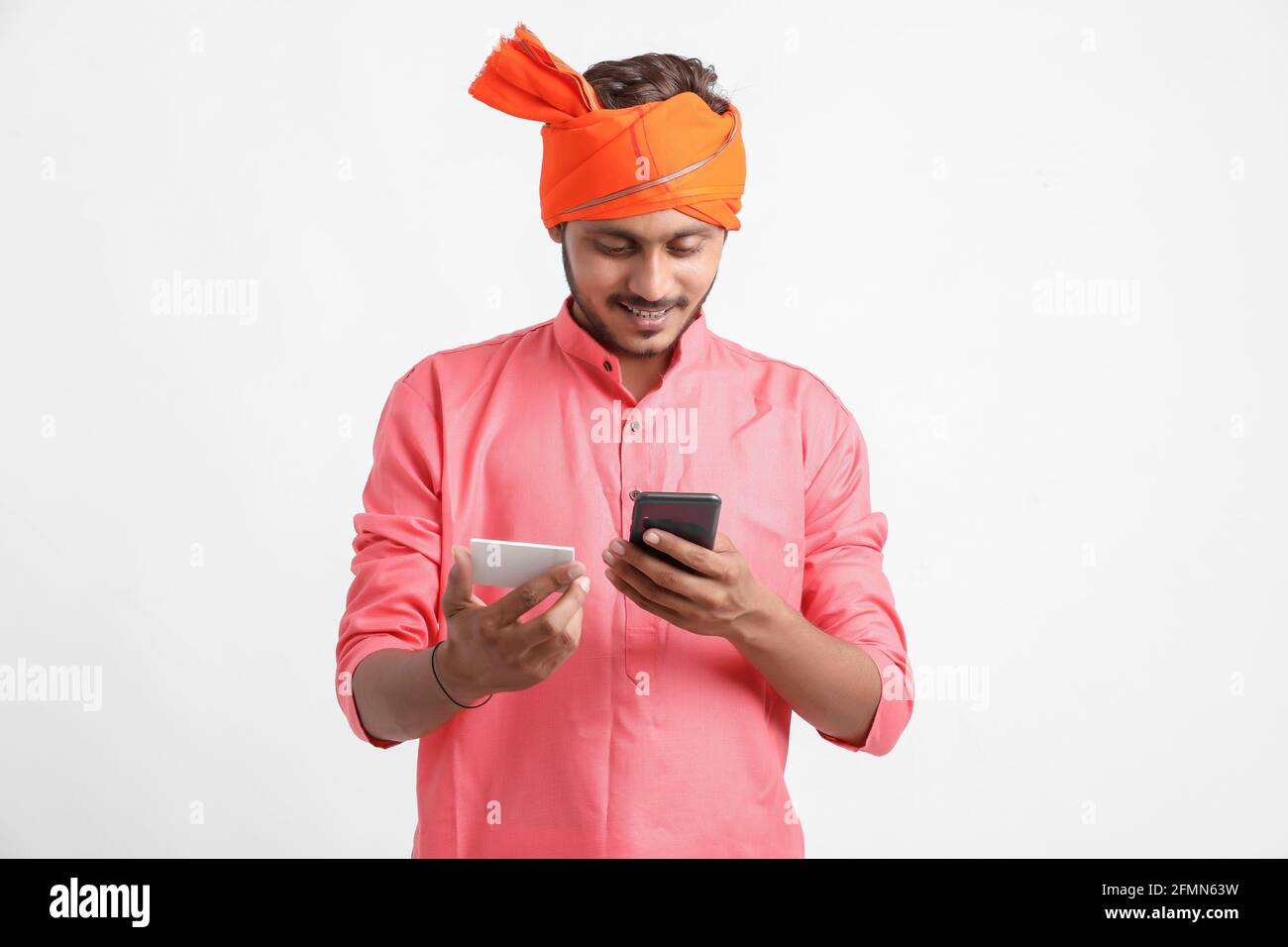 Indian young man using credit hi-res stock photography and images - Alamy