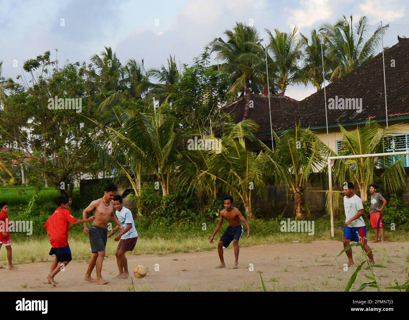Daily life in indonesian countryside hires stock photography and
