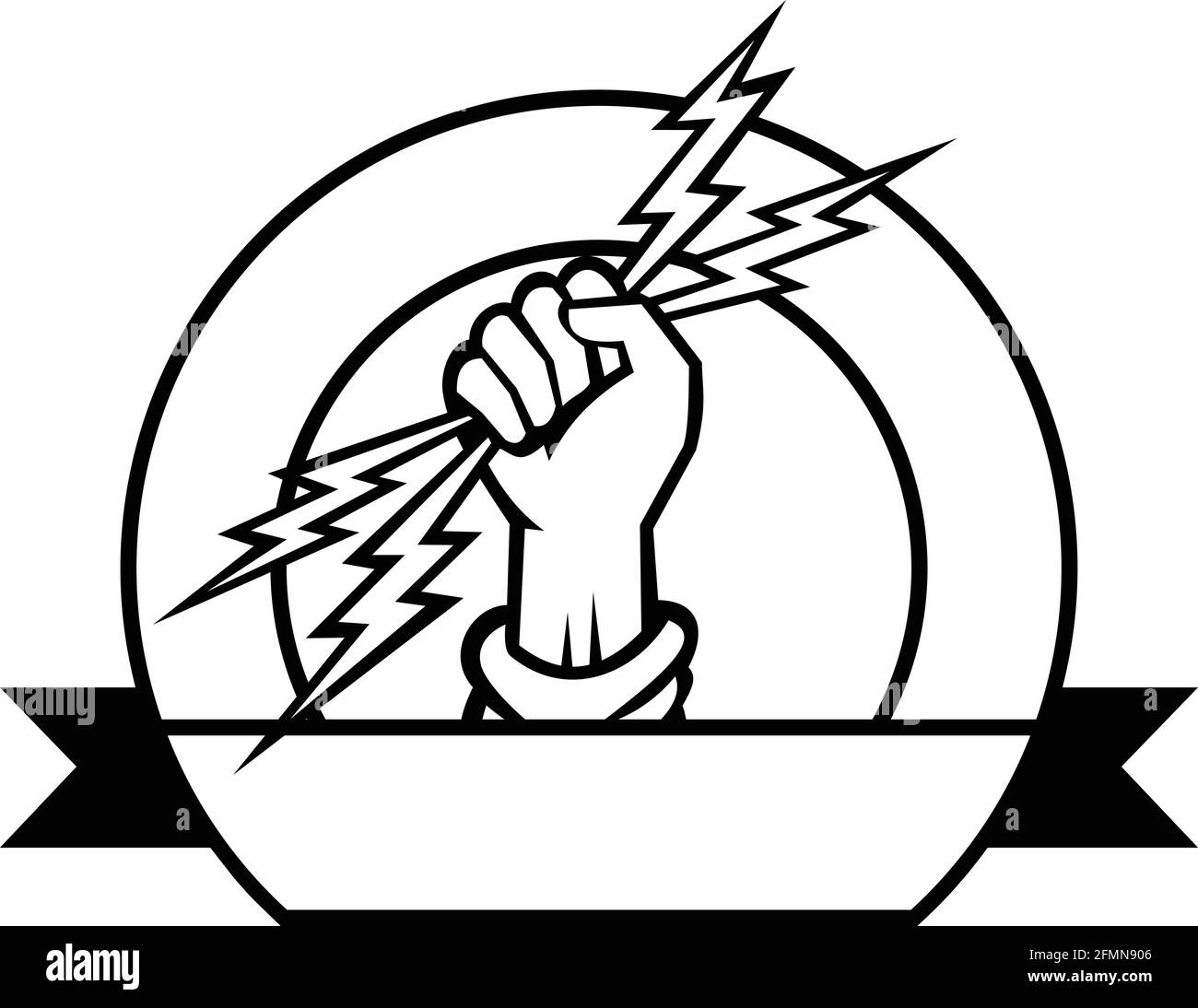 Hand holding lightning bolt hi-res stock photography and images - Alamy