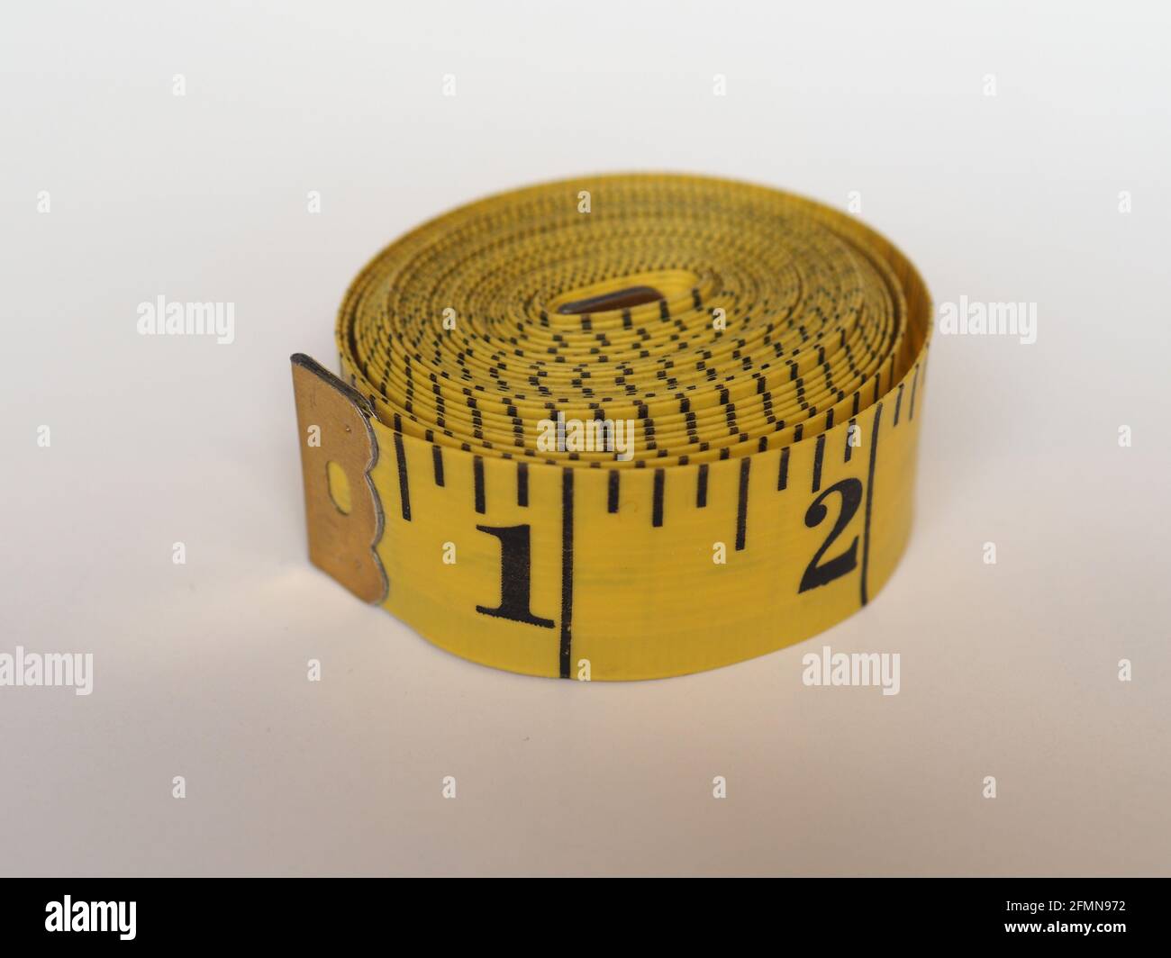 measuring tape flexible ruler ribbon for tailoring with imperial units Stock Photo Alamy