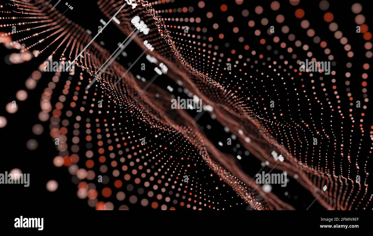 Big Data Visualization. Abstract structure Stock Photo - Alamy
