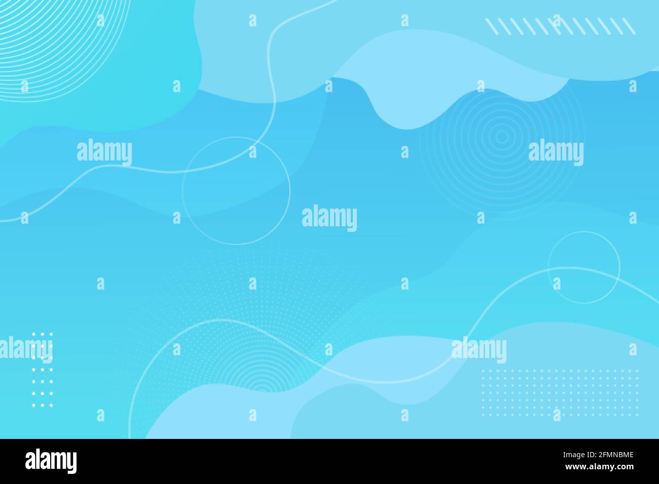 Abstract blue background with liquid shape Stock Vector
