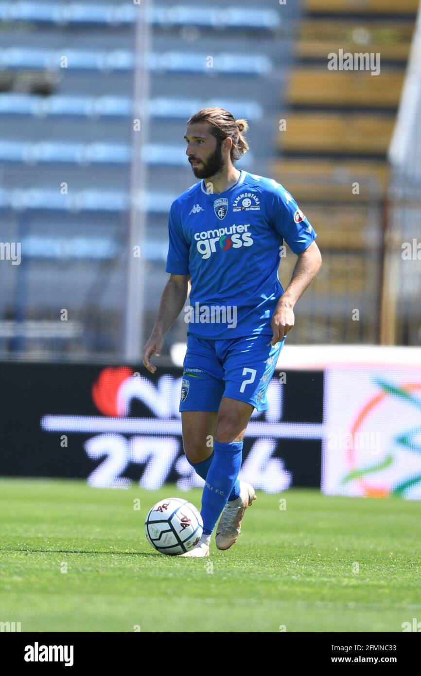 Empoli, Italia. 10 2021 de mayo, Copa de Trofeo Serie B durante el partido  italiano 'Serie B entre Empoli 2-1 Lecce en el Estadio Carlo Castellani el  10 de mayo de 2021