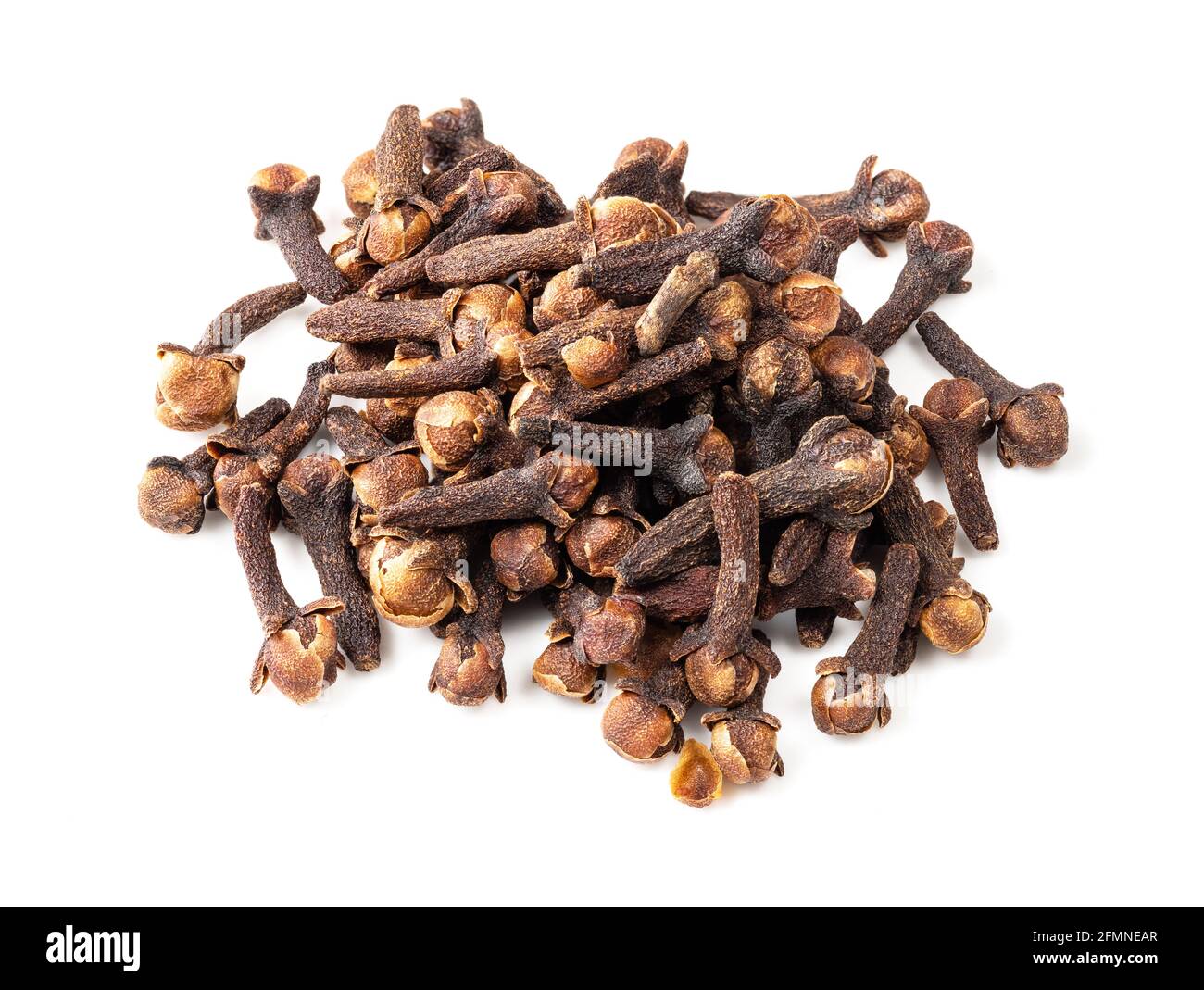 pile of dried cloves closeup on white background Stock Photo Alamy