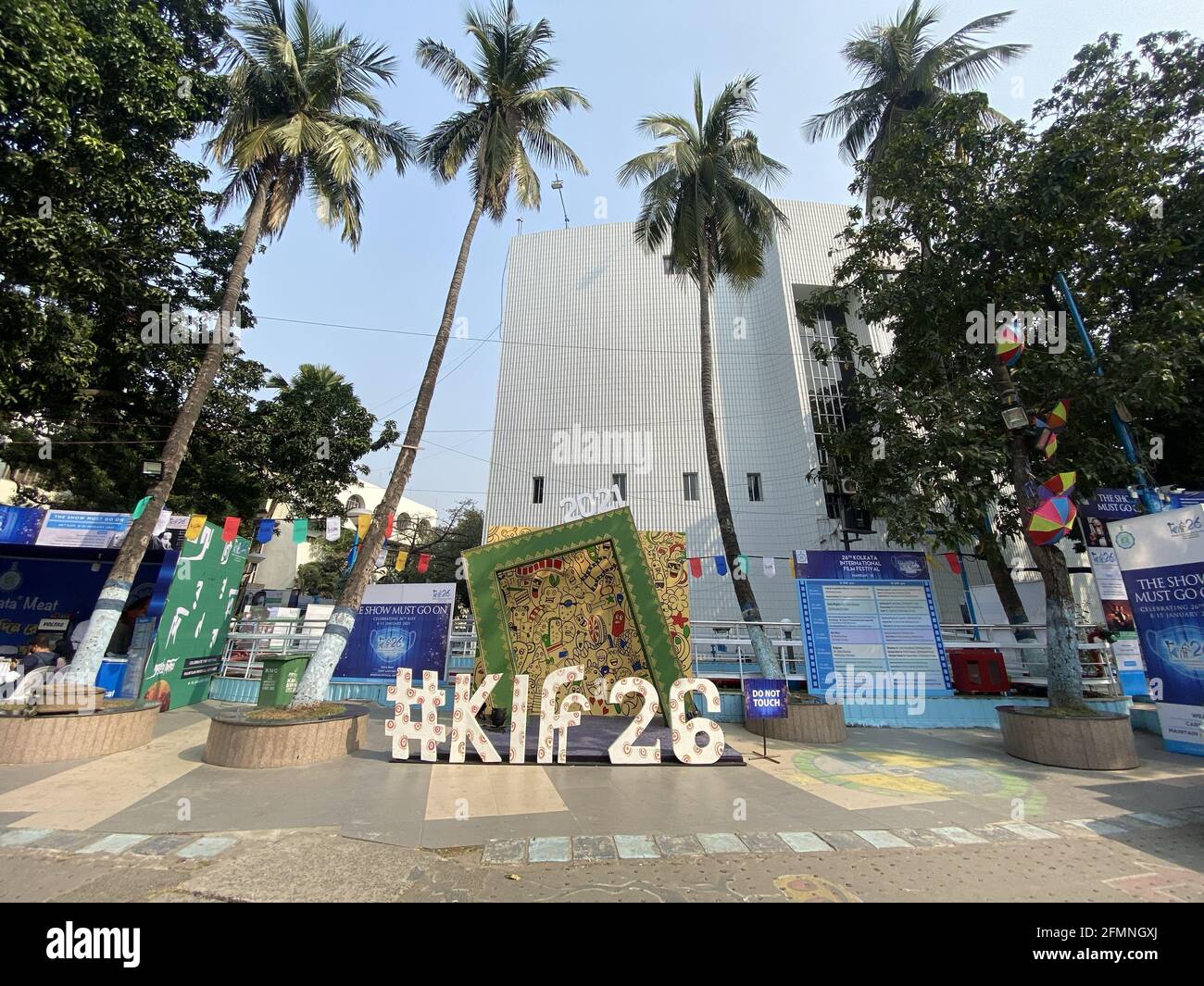 KOLKATA, INDIA Jan 09, 2021 Kolkata International film festival at