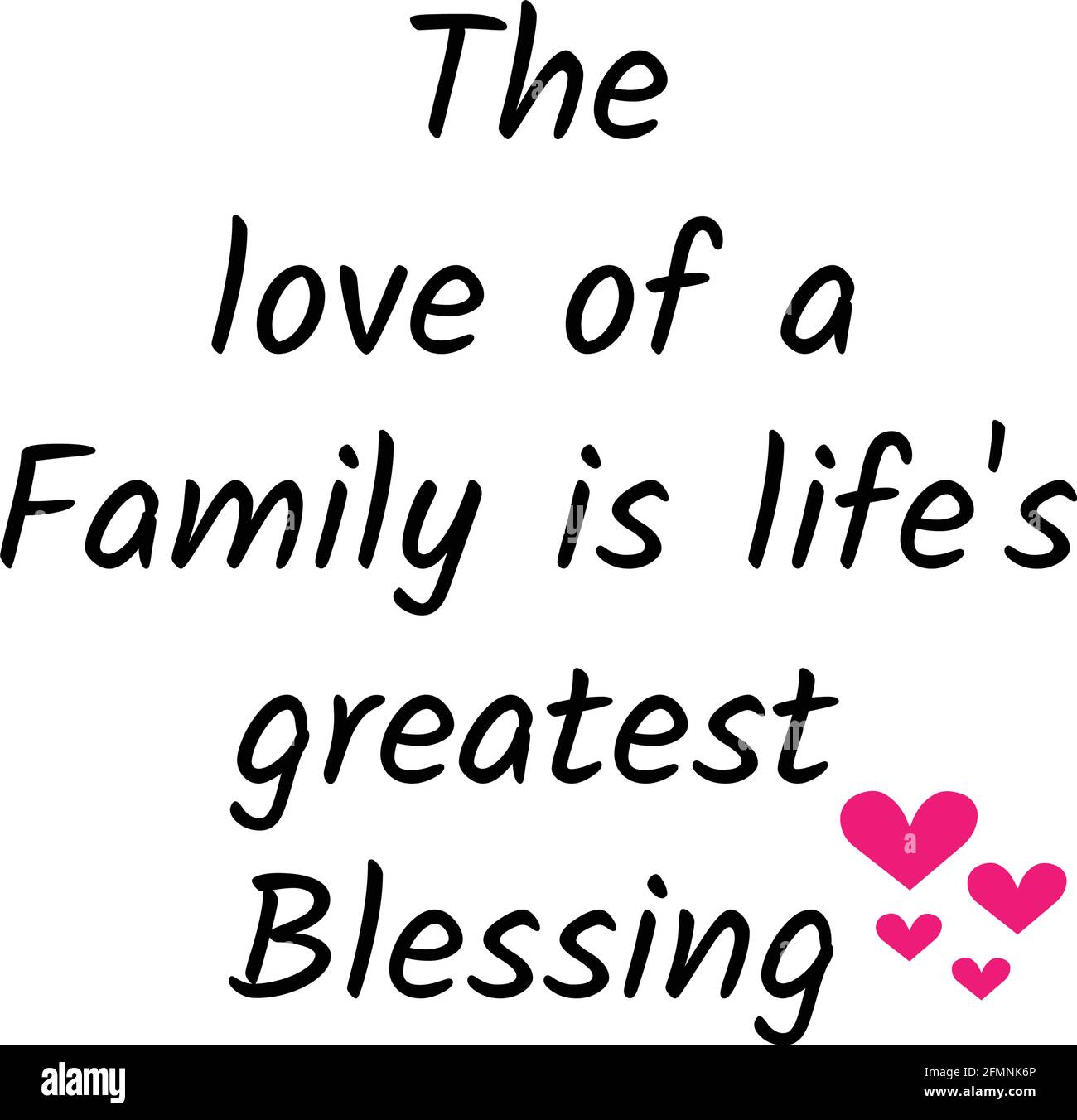 Family Quote, Typography for print or use as poster, card, flyer or T