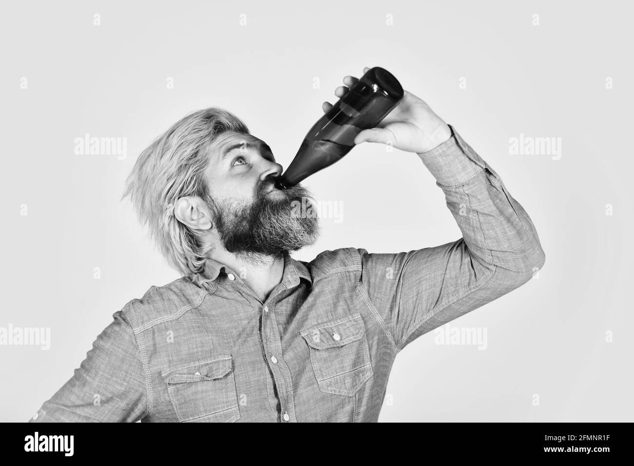 Having alcohol addiction and bad habits. Having fun. Hangover syndrome